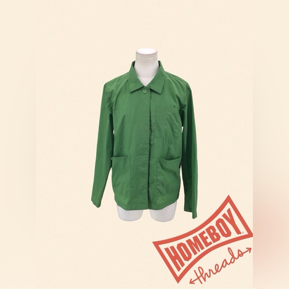 Stussy Vibrant Green Jacket Size Small - Picture 1 of 5